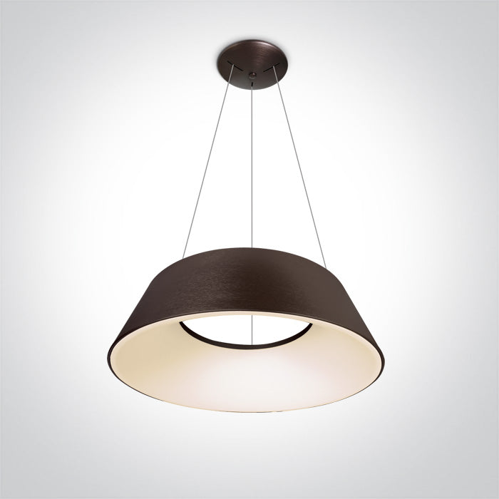 ONE Light | 63058/BBR/W BRUSHED BROWN LED PENDANT 60W WW IP20 230V - OEM NORDIC - Quality Parts Distribution