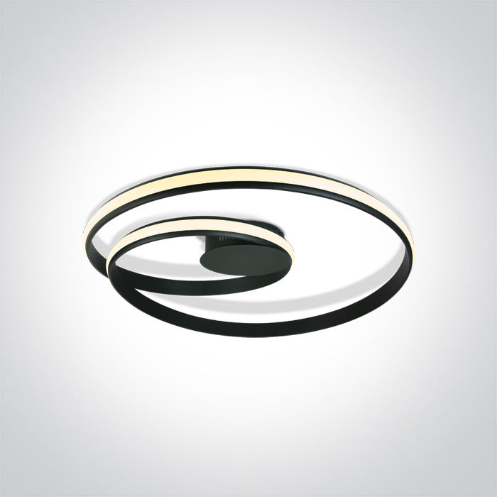 ONE Light | 63066/B BLACK LED CEILING LAMP 30W WW IP20 230V - OEM NORDIC - Quality Parts Distribution