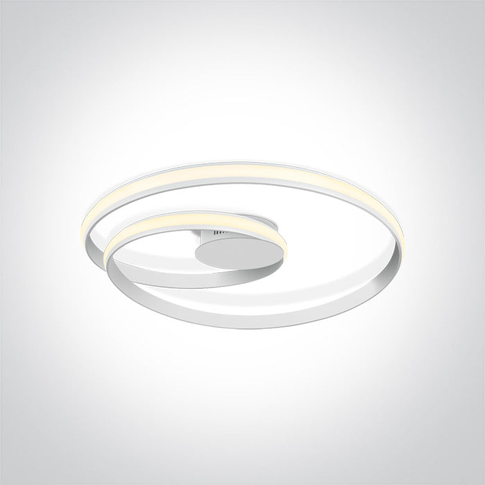 ONE Light | 63066/W WHITE LED CEILING LAMP 30W WW IP20 230V - OEM NORDIC - Quality Parts Distribution