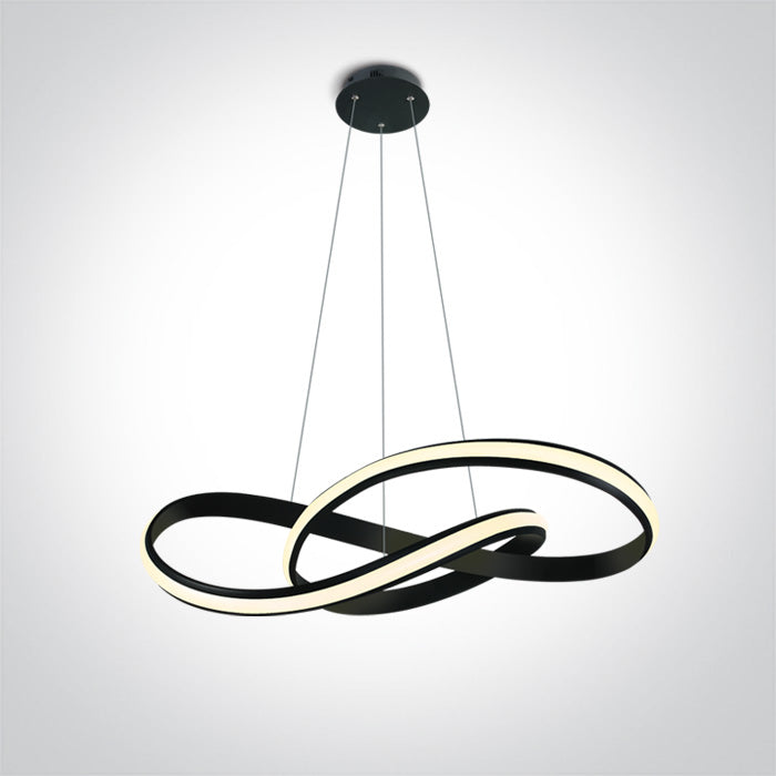 ONE Light | 63066A/B BLACK PENDANT LED 30W WW IP20 230V - OEM NORDIC - Quality Parts Distribution