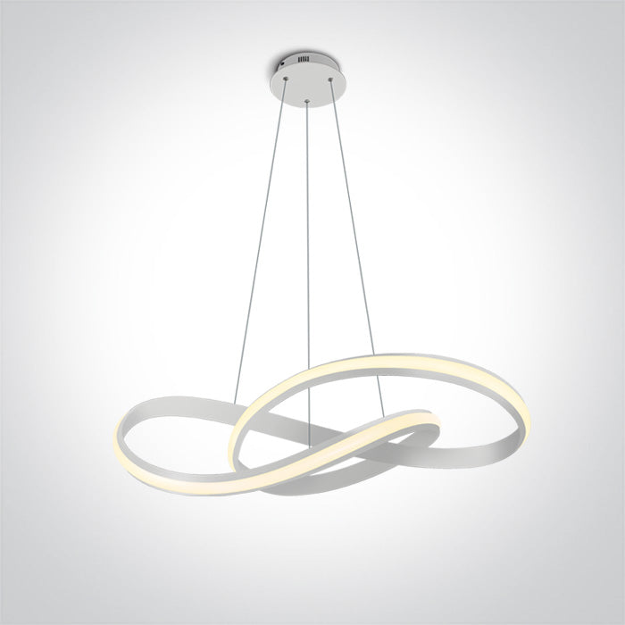 ONE Light | 63066A/W WHITE PENDANT LED 30W WW IP20 230V - OEM NORDIC - Quality Parts Distribution