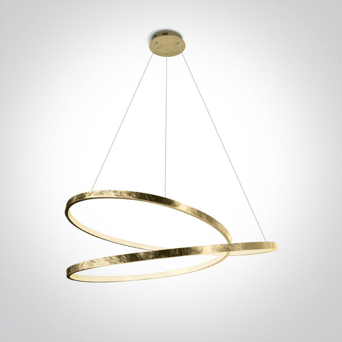 ONE Light Pendant Light 40W 2400lm 3000K CRI80 IP20 Brass 63068A/BS