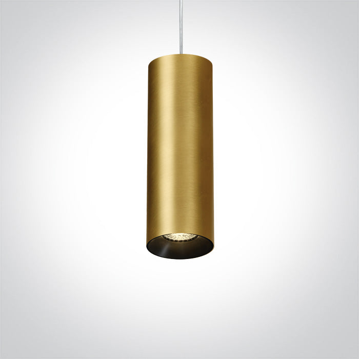 ONE Light | 63105M/BBS BRUSHED BRASS PENDANT GU10 10w DARK LIGHT - OEM NORDIC - Quality Parts Distribution