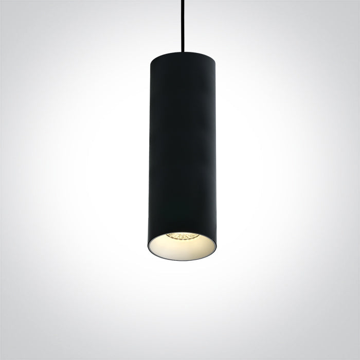 ONE Light Pendant Light GU10 10W IP20 Black 63105M/B