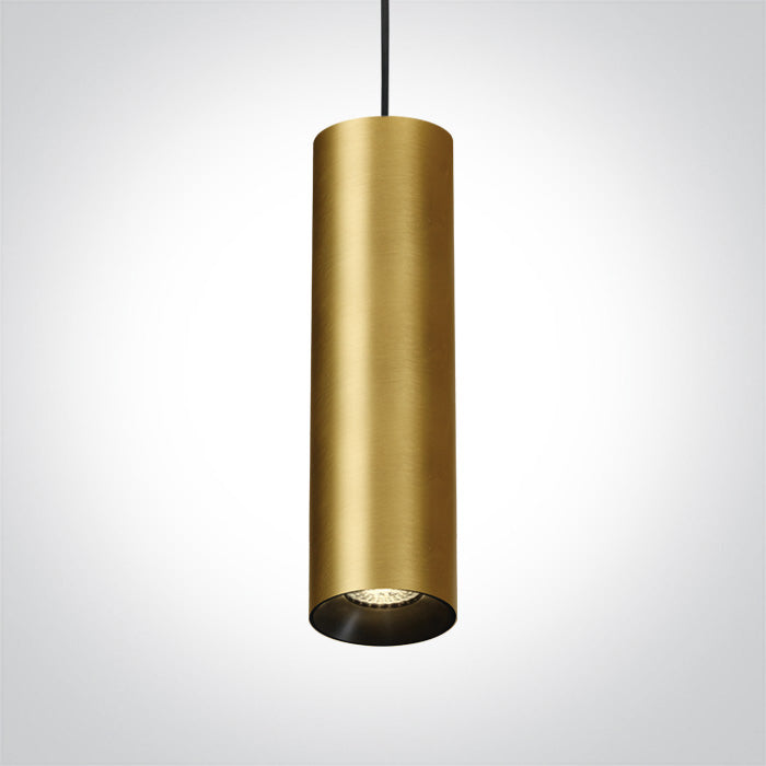 ONE Light Pendant Light GU10 10W IP20 Brushed Brass 63105MA/BBS