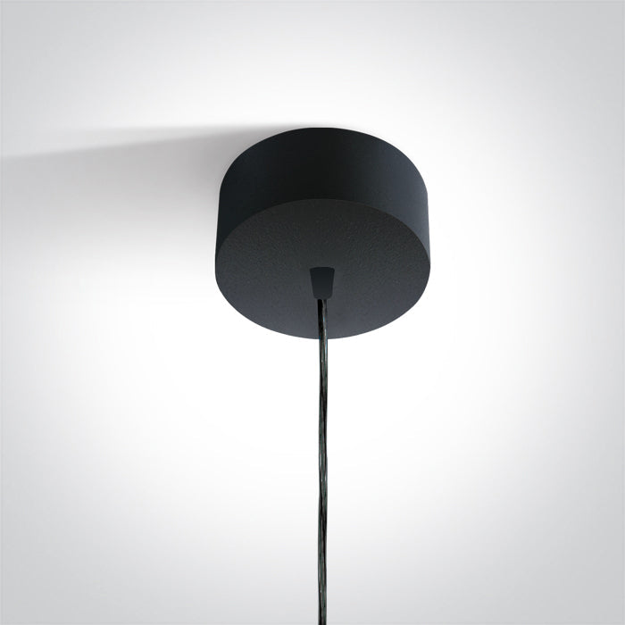 ONE Light Pendant Light GU10 10W IP20 Black 63105N/B