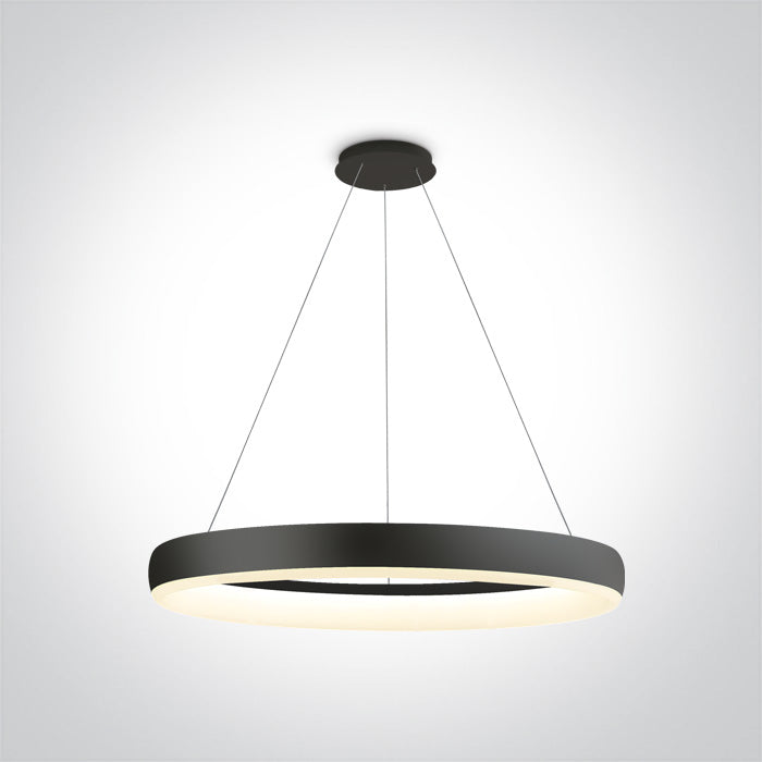 ONE Light | 63114/B/W BLACK PENDANT LED 40W WW IP20 230V - OEM NORDIC - Quality Parts Distribution