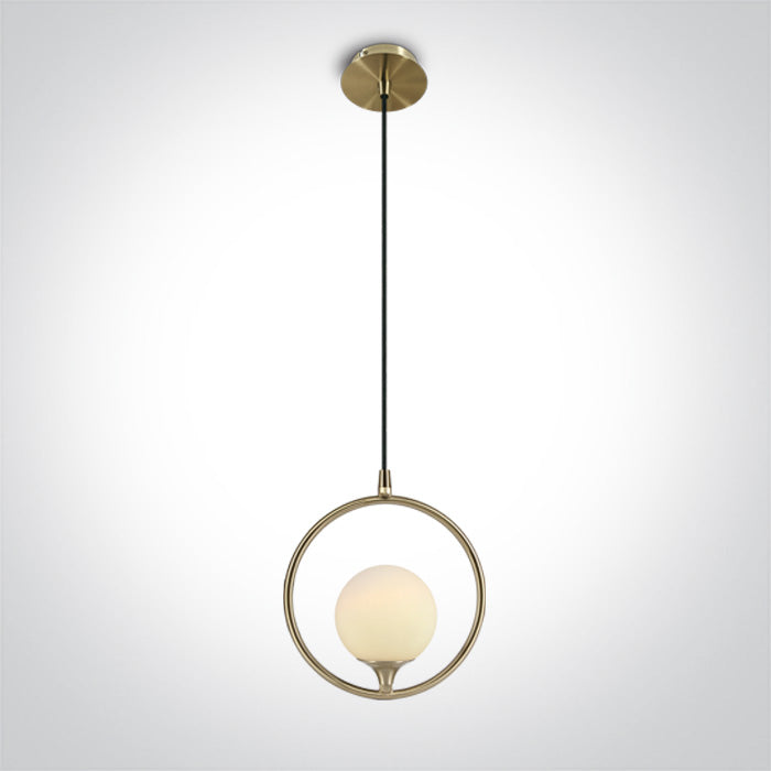 ONE Light | 63116/BBS BRUSHED BRASS PENDANT LIGHT 9w G9 100-240v - OEM NORDIC - Quality Parts Distribution