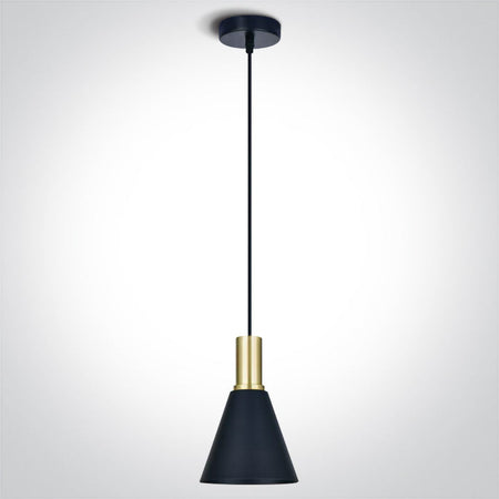 ONE Light Pendant Light E27 10W IP20 Brushed Brass 63122/BBS