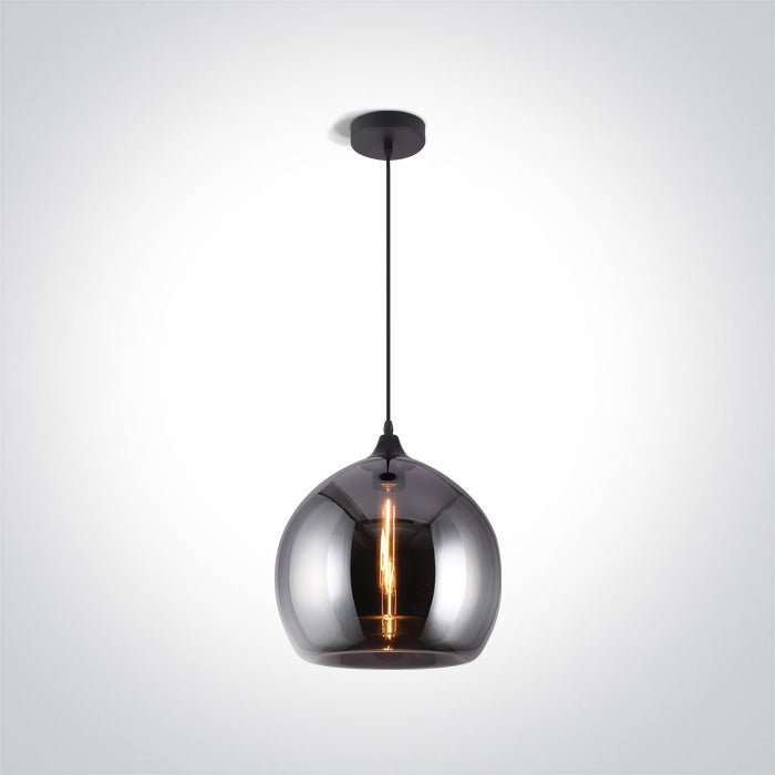 ONE Light | 63136/DC DARK CHROME PENDANT 12W E27 - OEM NORDIC - Quality Parts Distribution