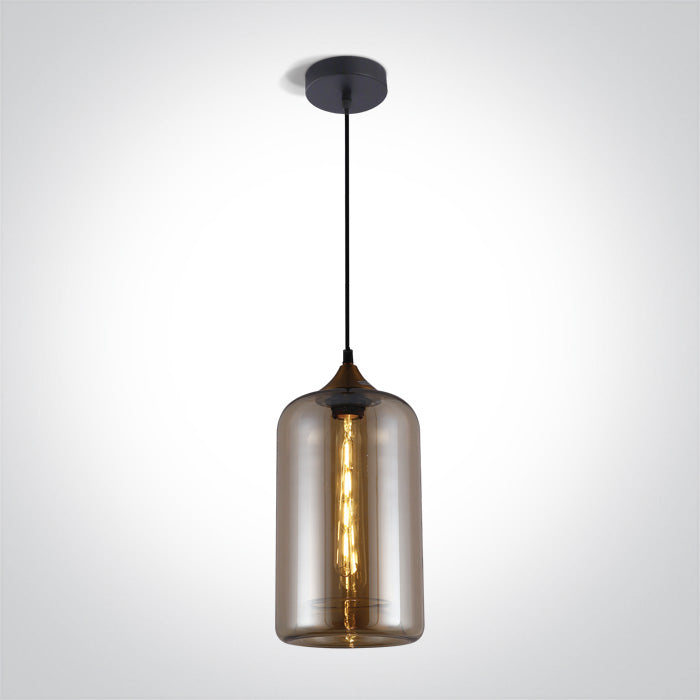 ONE Light | 63138/A AMBER PENDANT 12W E27 - OEM NORDIC - Quality Parts Distribution