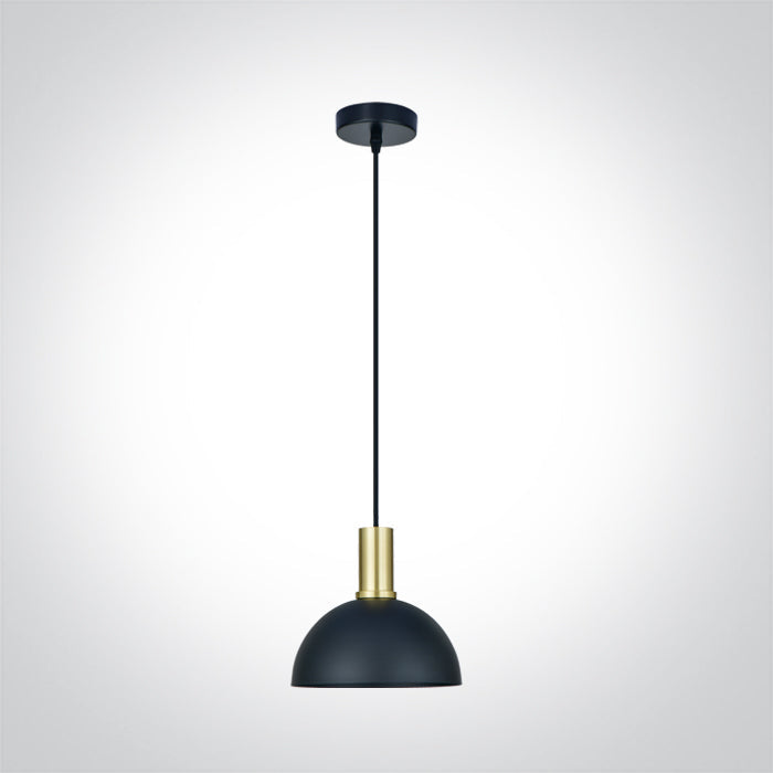 ONE Light Pendant Light 10W IP20 Brushed Brass 63140/BBS