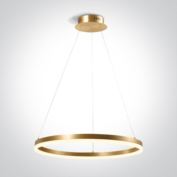 ONE Light Pendant Light 40W 4350lm 3000K CRI80 IP20 Brass 63144A/BS/W