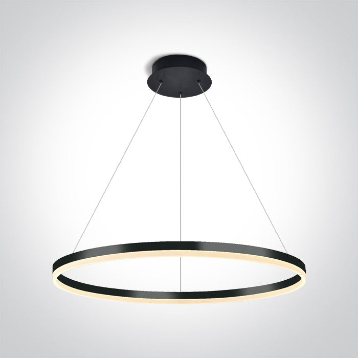ONE Light Pendant Light 60W 6800lm 3000K CRI80 IP20 Black 63144B/B/W