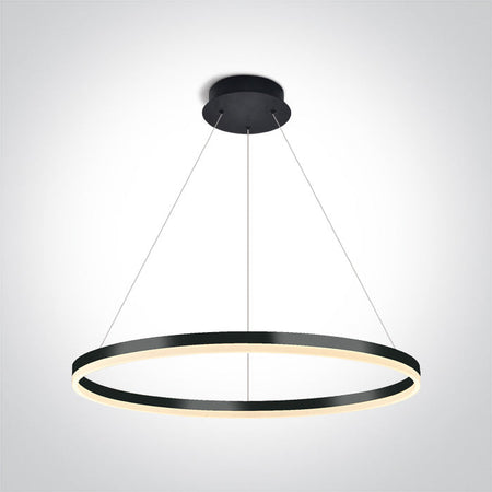 ONE Light Pendant Light 60W 6800lm 3000K CRI80 IP20 Black 63144B/B/W