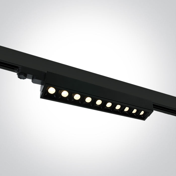 ONE Light Track Rail 10x5W 10x580lm 3000K CRI80 IP20 Black 65024T/B/W
