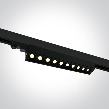 ONE Light Track Rail 10x5W 10x580lm 3000K CRI80 IP20 Black 65024T/B/W