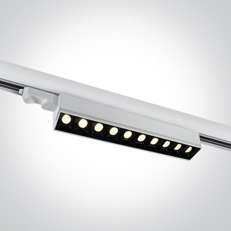 ONE Light Track Rail 10x5W 10x580lm 3000K CRI80 IP20 White 65024T/W/W