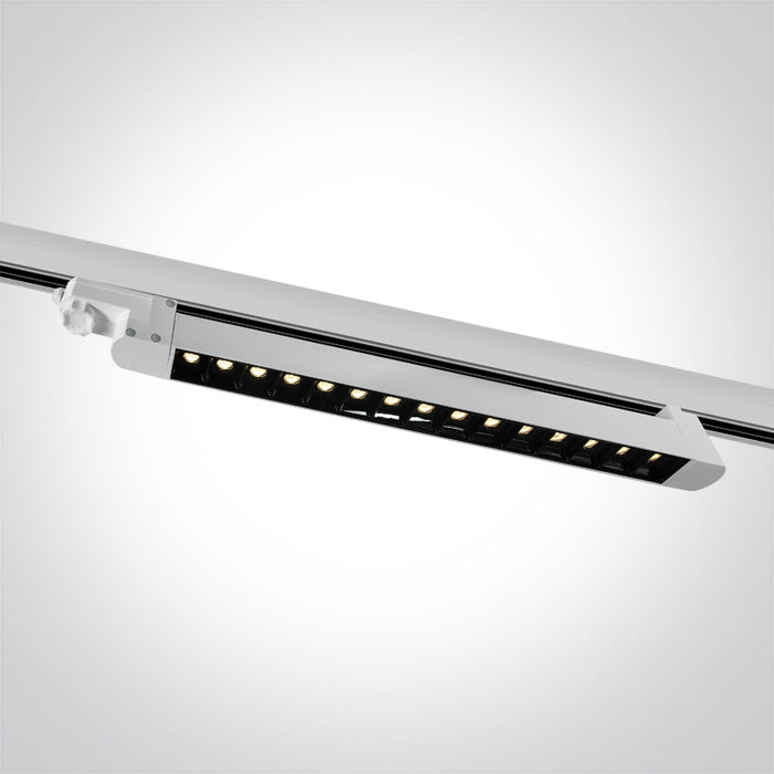 ONE Light Track Rail 15X1W 1200lm 3000K CRI80 IP20 White 65024TA/W/W