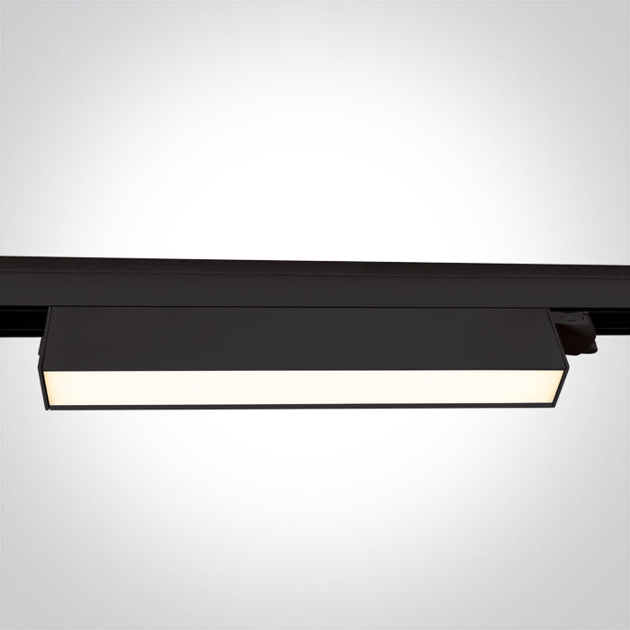 ONE Light | 65028AT/B/V BLACK 24W CCTV LINEAR TRACK LIGHT 230V IP20 - OEM NORDIC - Quality Parts Distribution