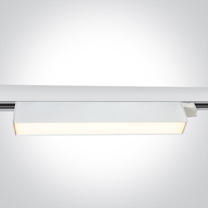 ONE Light Track Rail 24W 2400lm 3000K-4200K-6500K CRI90 IP20 White 65028AT/W/V