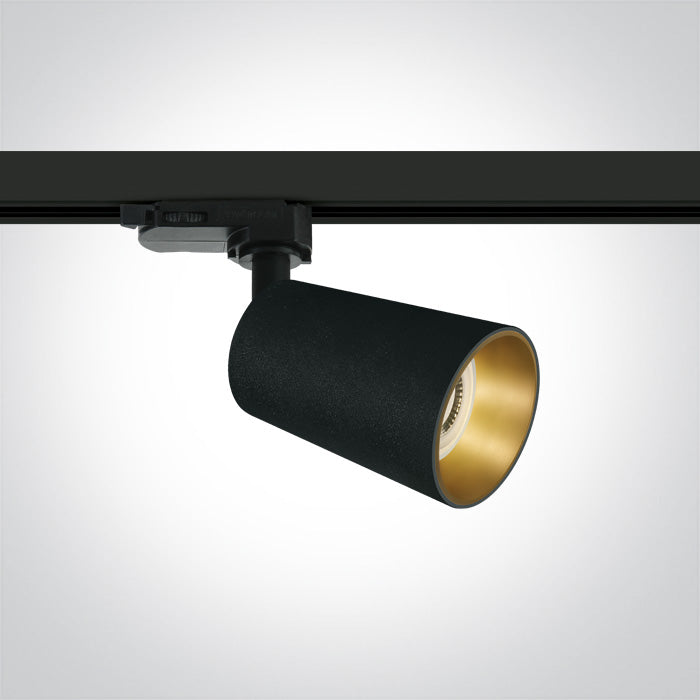 ONE Light Track Rail GU10 10W IP20 Black 65105CT/B