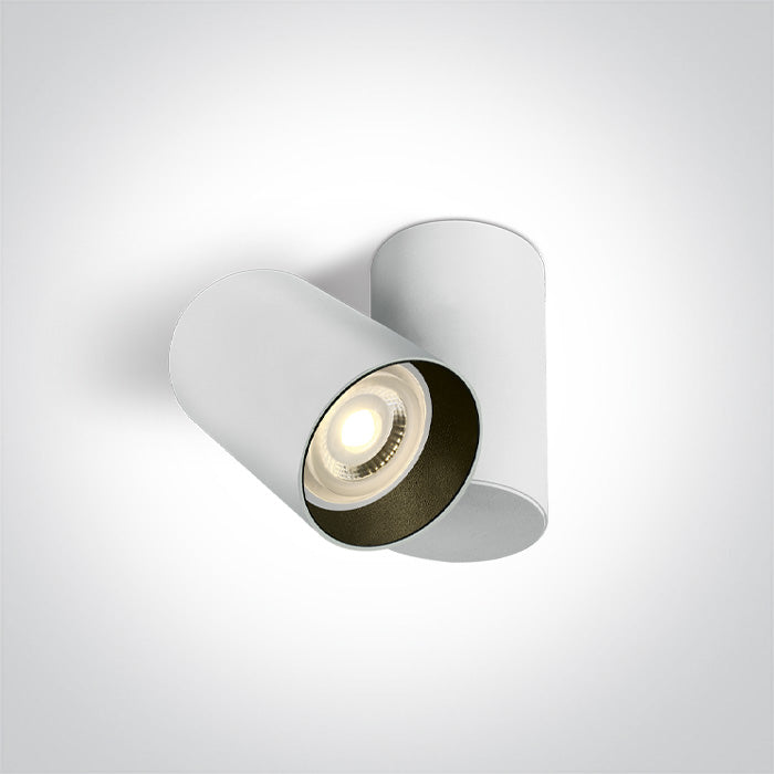 ONE Light Wall / Ceiling Light GU10 10W IP20 White 65105E/W