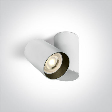ONE Light Wall / Ceiling Light GU10 10W IP20 White 65105E/W