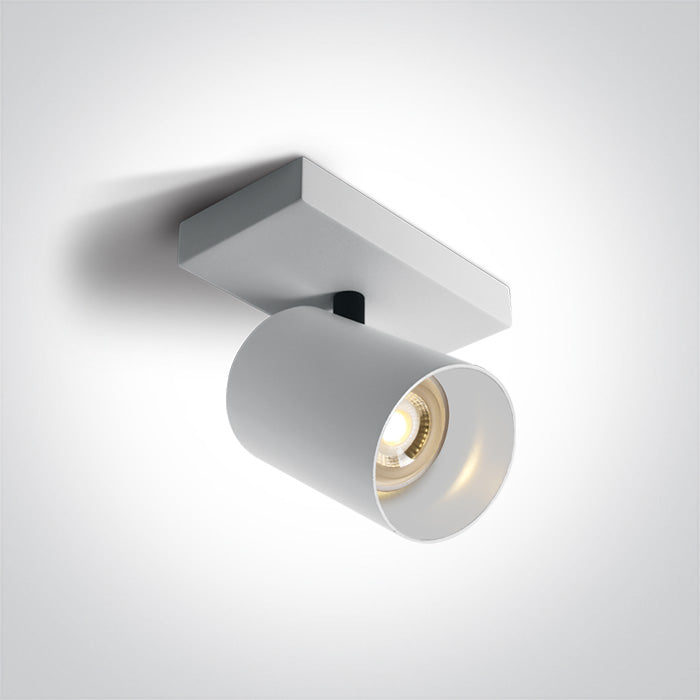 ONE Light | 65105N/W/W WHITE REFLECTOR GU10 10W DARK LIGHT