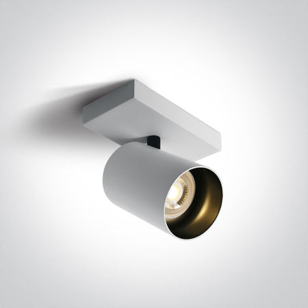 ONE Light Wall / Ceiling Light GU10 10W IP20 White-Black 65105N/W
