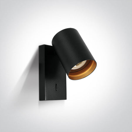 ONE Light Wall Light GU10 10W IP20 Black 65105NA/B