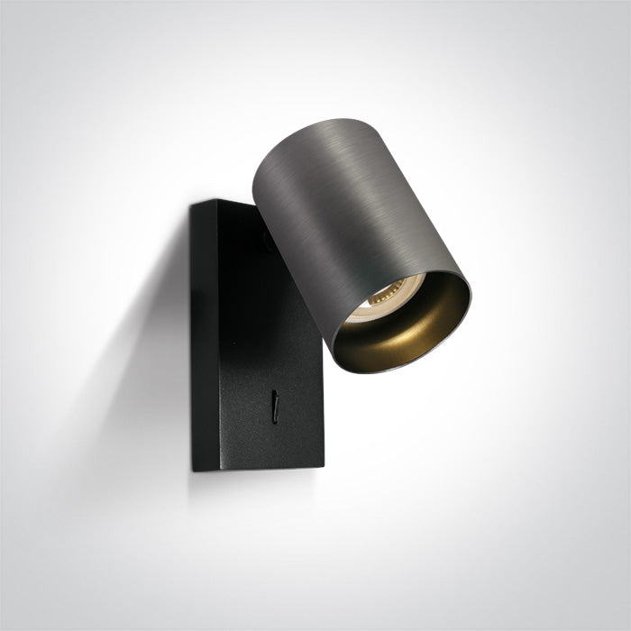 ONE Light Wall Light GU10 10W IP20 Metal Grey 65105NA/MG