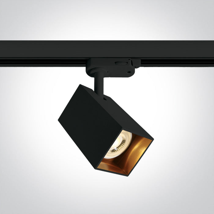 ONE Light Track Rail GU10 10W IP20 Black-Brass 65105NAT/B