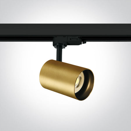 ONE Light Track Rail GU10 10W IP20 Brushed Brass 65105NT/BBS