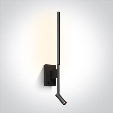 ONE Light Wall Light 3W+6W 150lm + 420lm 3000K CRI90 IP20 Black 65144/B/W
