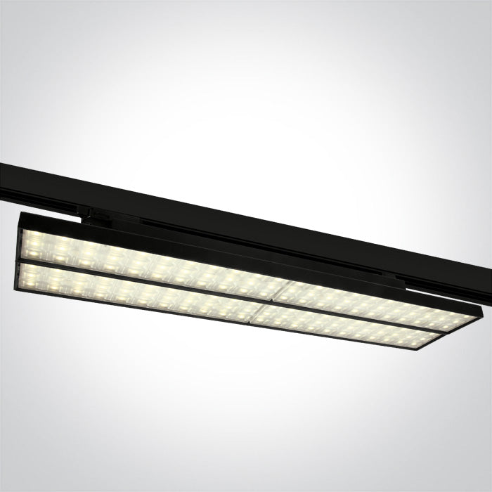 ONE Light | 65168T/B/W BLACK SMD LED 50W WW LINEAR TRACK LIGHT ADJUSTABLE 230V - OEM NORDIC - Quality Parts Distribution