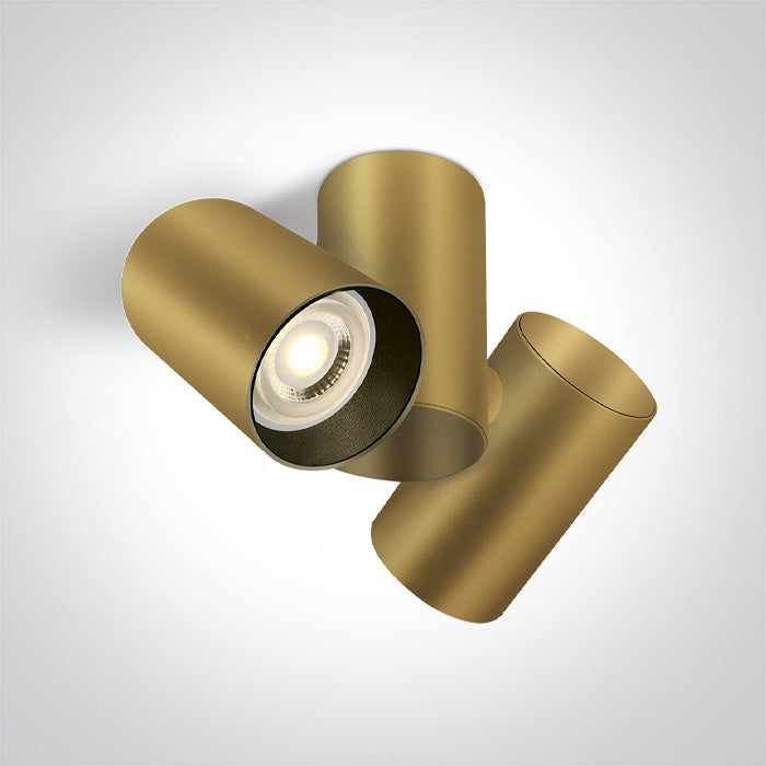 ONE Light Wall / Ceiling Light GU10 2x10W IP20 Champagne 65205E/CH