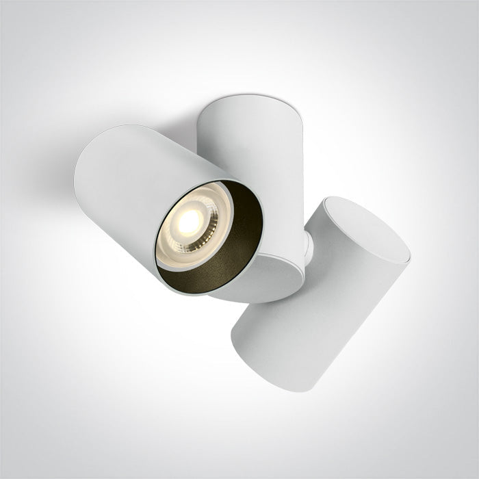 ONE Light Wall / Ceiling Light GU10 2x10W IP20 White 65205E/W