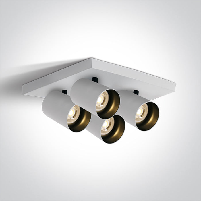 ONE Light | 65405N/W WHITE GU10 4x10W DARK LIGHT - OEM NORDIC - Quality Parts Distribution