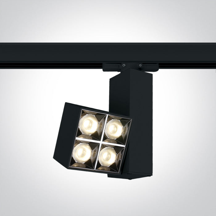 ONE Light | 65406BT/B/W BLACK TRACK LIGHT 15W WW IP20 230V - OEM NORDIC - Quality Parts Distribution