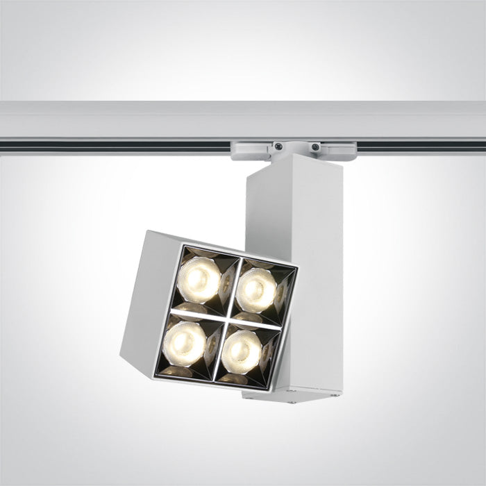 ONE Light Track Rail 15W 1200lm 3000K CRI90 IP20 White 65406BT/W/W