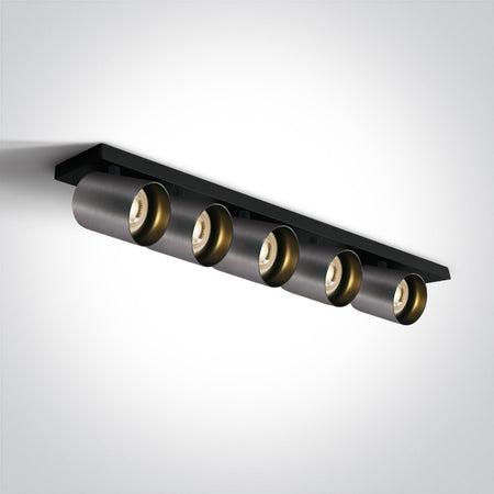 ONE Light | 65505N/MG METAL GREY GU10 5x10W DARK LIGHT - OEM NORDIC - Quality Parts Distribution