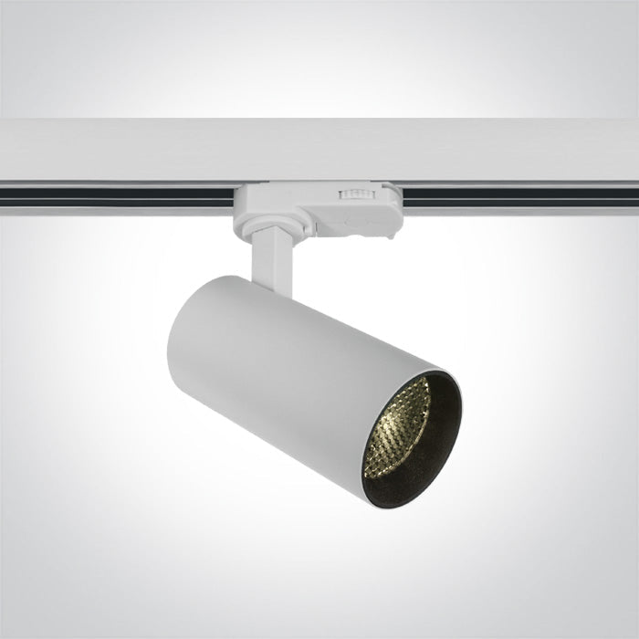 ONE Light Track Spot 12W 1080lm 3000K CRI90 IP20 White 65524T/W/W
