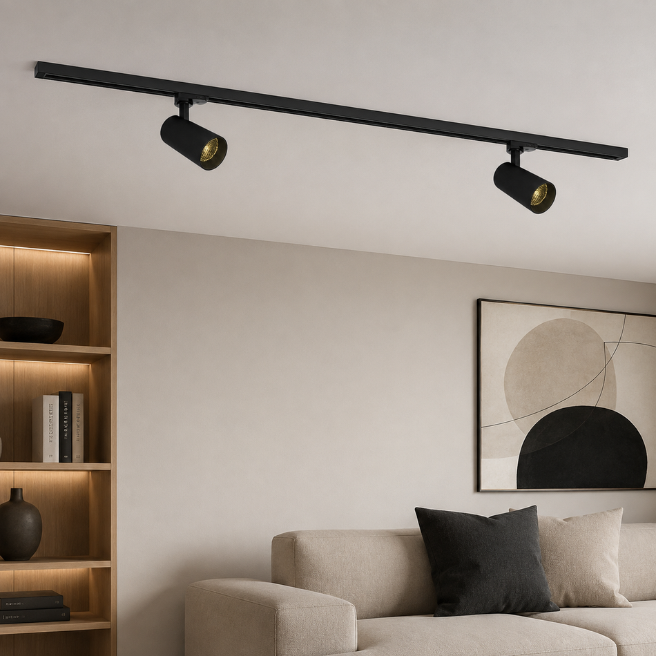 Dark Light Honeycomb Track Set – 1m (12–36W • 3000K • CRI90)