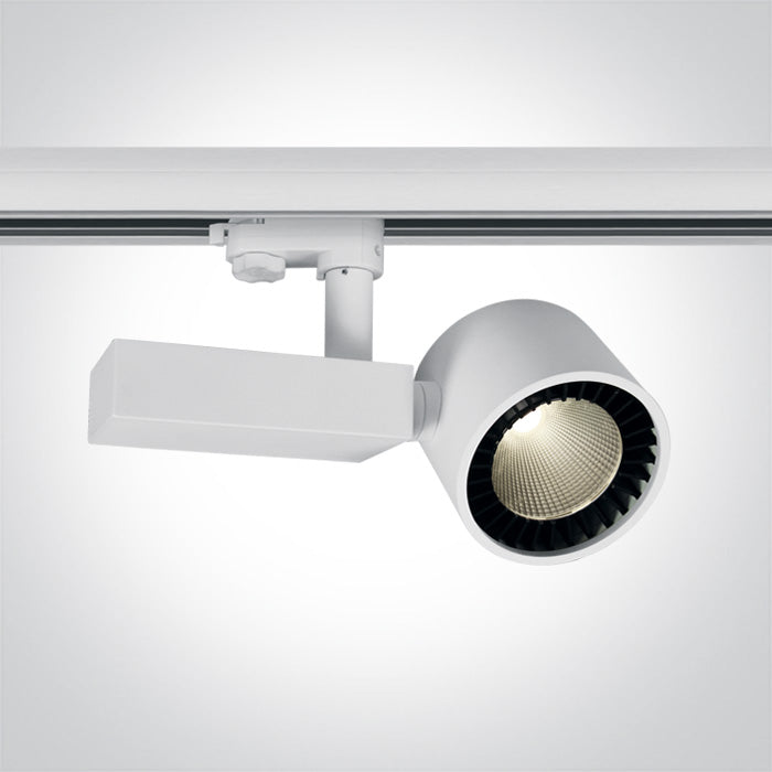 ONE Light | 65622T/W/W WHITE COB LED 34w WW 42deg TRACK SPOT 230v - OEM NORDIC - Quality Parts Distribution