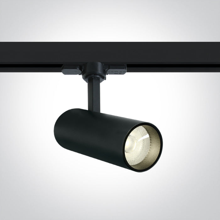 ONE Light | 65642AT/B/C BLACK COB LED 10W CW TRACK SPOT 38deg 230V - OEM NORDIC - Quality Parts Distribution
