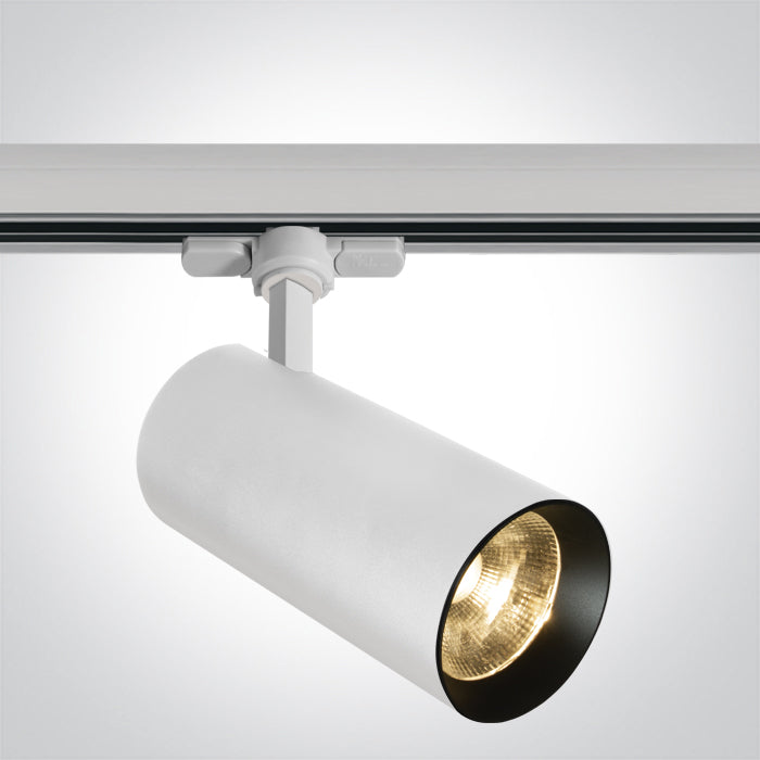 ONE Light Track Rail 30W 3000lm 3000K CRI90 IP20 White 65642CT/W/W