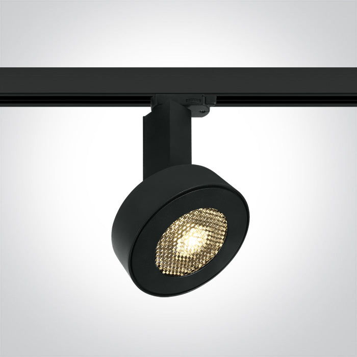 ONE Light | 65652T/B/W BLACK COB LED 30W WW TRACKSPOT HONEYCOMB 24deg 230V - OEM NORDIC - Quality Parts Distribution