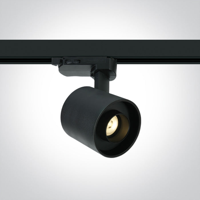 ONE Light | 65656AT/B/W BLACK LED 6W TRACK SPOT WW IP20 230V DARK LIGHT - OEM NORDIC - Quality Parts Distribution