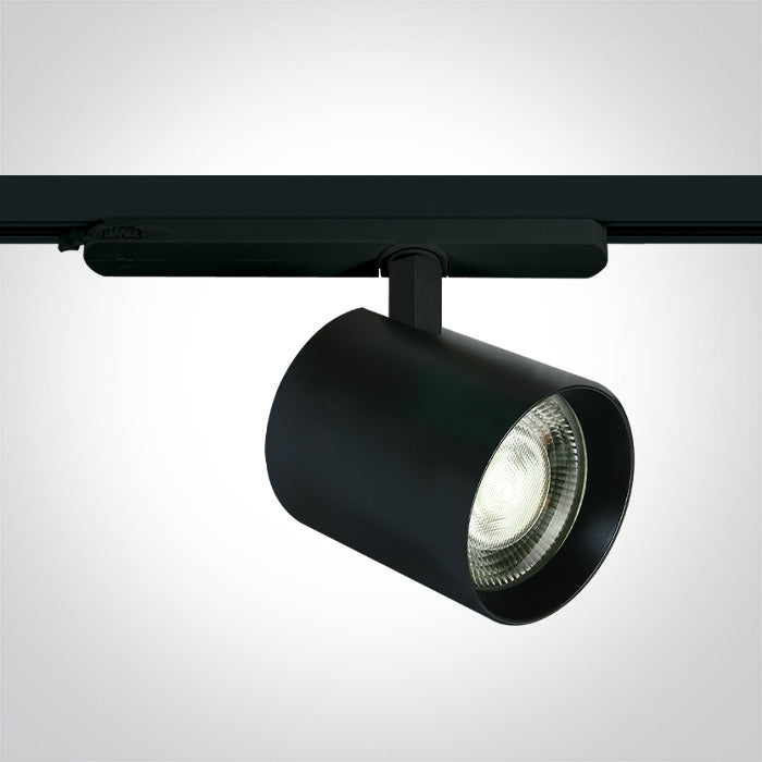 ONE Light | 65660BTT/B/C BLACK TRACKSPOT 35W CW 38deg IP20 230V TRIAC DIMMABLE - OEM NORDIC - Quality Parts Distribution
